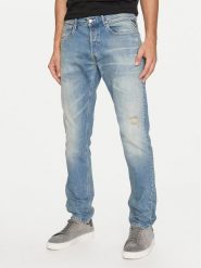 Replay Jeansy M1008P.000.727744R Niebieski Slim Fit. Niebieskie jeansy męskie Replay. Za 369.99 zł.