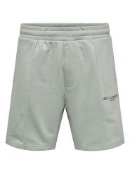 ONLY & SONS Szorty dresowe w kolorze szarym rozmiar: XL. Szare szorty męskie Only & Sons, z bawełny, bez kołnierzyka. Za 79.03 zł.