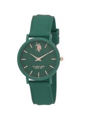 U.S. Polo Assn. Zegarek kwarcowy w kolorze zielonym rozmiar: onesize. Zielone, analogowe zegarki damskie U.S. Polo Assn., ze stali. Za 113.99 zł.