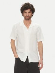 Calvin Klein Koszula K10K114197 Écru Regular Fit. Koszule męskie CALVIN KLEIN, m, bez wzorów, z bawełny, bez kołnierzyka, bez ramiączek. Za 239.99 zł.