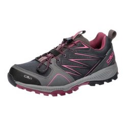 Buty trailowe damskie CMP ATIK WP przewiewne wodoodporne podeszwa Full On Grip. Czerwone obuwie trekkingowe damskie CMP. Za 449.99 zł.