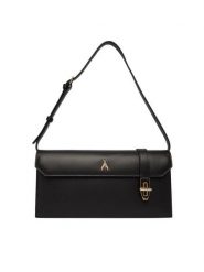 Patrizia Pepe Torebka 8B0327/L061 Czarny. Czarne torebki klasyczne damskie Patrizia Pepe, bez wzorów, ze skóry, bez dodatków. Za 1,219.00 zł.