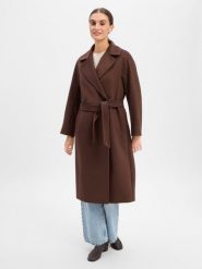 Weekend Max Mara płaszcz wełniany Kobiety wełna ze strzyży brązowy, 42. Brązowe płaszcze damskie Weekend Max Mara, bez wzorów, z wełny, biznesowe. Za 3,599.95 zł.