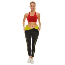Długie spodnie wyszczuplające, SlimBody!. Czarne spodnie sportowe damskie SLIMBODY, xl, z neoprenu, na fitness i siłownię. W wyprzedaży za 189.00 zł.
