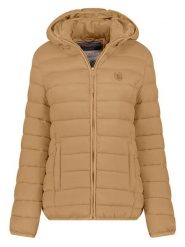 Geographical Norway Kurtka pikowana w kolorze jasnobrązowym rozmiar: XXL. Brązowe kurtki damskie Geographical Norway, xxl, bez wzorów, bez kaptura. Za 92.64 zł.