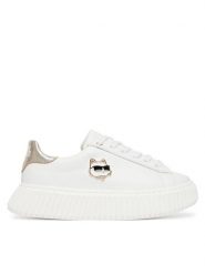 KARL LAGERFELD Sneakersy Z31167 M Biały. Białe buty sportowe dziewczęce Karl Lagerfeld, bez wzorów, ze skóry, bez zapięcia. Za 401.99 zł.