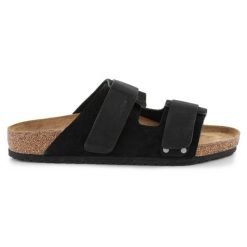 Sandały Birkenstock Milano Bs 1024997 czarne. Czarne sandały męskie z materiału, bez zapięcia. Za 808.38 zł.