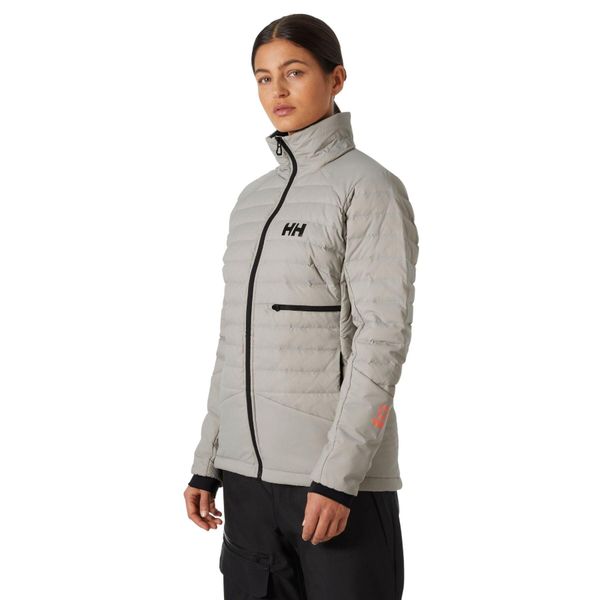 Kurtka narciarska damska Helly Hansen Lifaloft Down. Szare kurtki damskie Helly Hansen, bez wzorów, z puchu, bez kaptura, narciarskie. Za 1,165.25 zł.