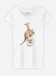 WOOOP Koszulka "No basket" w kolorze białym rozmiar: M. Białe t-shirty damskie Wooop, m, bez wzorów, bez kołnierzyka. Za 57.45 zł.