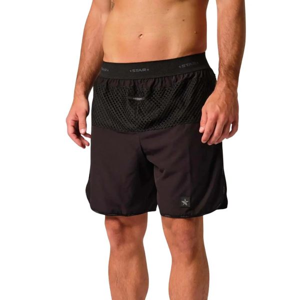 Szorty Star Beach Wear The Ultimate Game Changer. Czarne szorty męskie STAR, bez wzorów, z materiału, retro. Za 243.00 zł.