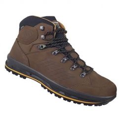 Buty trekkingowe męskie Grisport Foca. Brązowe buty trekkingowe męskie Grisport, z gumy, za kostkę, bez zapięcia, trekkingowe. Za 583.00 zł.