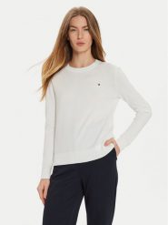 Tommy Hilfiger Sweter WW0WW44984 Écru Regular Fit. Swetry klasyczne damskie Tommy Hilfiger, m, z bawełny, bez kołnierzyka. Za 309.99 zł.