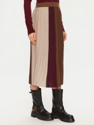 Weekend Max Mara Spódnica plisowana Virgin 2425306022 Beżowy Regular Fit. Brązowe spódniczki damskie Weekend Max Mara, xs, bez wzorów, z wełny, plisowane. Za 839.99 zł.