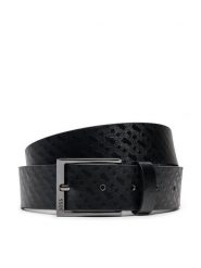 Boss Pasek Męski Barn 50524047 Czarny. Czarne paski męskie Boss, bez wzorów, ze skóry. Za 249.99 zł.