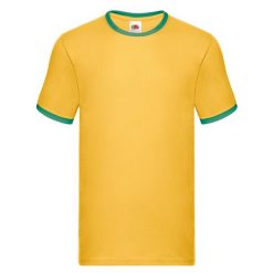 Bawełniana Koszulka Unisex Dla Dorosłych. Brązowe bluzki damskie Fruit of the Loom, xl, bez wzorów, z bawełny, sportowe, bez kołnierzyka, bez ramiączek. Za 48.99 zł.