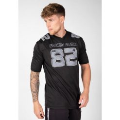 Koszulka fitness męska Gorilla Wear Fresno T-shirt. Czarne t-shirty męskie GORILLA WEAR, m, bez wzorów, bez kołnierzyka. Za 207.50 zł.