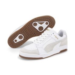 Buty Sportowe Puma Slipstream Lo Suede Fs. Białe buty sportowe na co dzień męskie Puma, ze skóry, bez zapięcia. Za 418.00 zł.