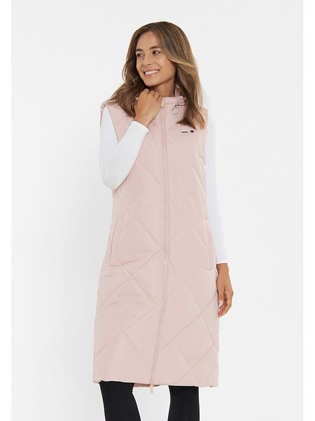Bench Kamizelka pikowana "Nakiyah" w kolorze jasnoróżowym rozmiar: 40. Różowe kamizelki damskie Bench. Za 260.99 zł.