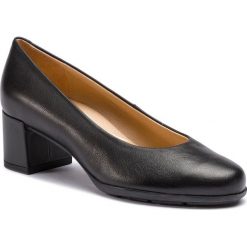 Półbuty GEOX - D New Annya M. A D92CBA 00085 C9999 Black. Czarne półbuty damskie Geox, bez wzorów, ze skóry ekologicznej, bez obcasa, na obcasie. W wyprzedaży za 259.00 zł.