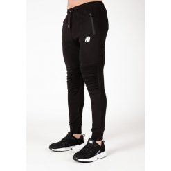 Spodnie fitness męskie Gorilla Wear Delta Pants. Czarne spodnie sportowe męskie GORILLA WEAR, z bawełny. Za 238.50 zł.