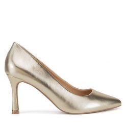 Szpilki Lasocki. Żółte szpilki Lasocki, bez wzorów, bez obcasa. Za 229.99 zł.