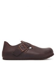 Birkenstock Półbuty London 166531 Brązowy ciemny. Brązowe półbuty męskie Birkenstock, ze skóry, bez zapięcia. Za 719.99 zł.