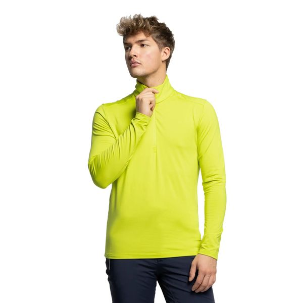 Sweter z półsuwnym kołnierzem CMP. Zielone swetry męskie CMP, l, bez wzorów, z elastanu, bez kołnierzyka. Za 169.99 zł.