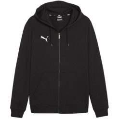 Męska Bluza Z Kapturem Team Goal Casual Full Zip. Czarne bluzy z kapturem męskie Puma, m. Za 276.99 zł.