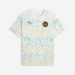 Koszulka piłkarska Puma Olympique Marsylia specjalna edycja Afryka. Bluzki damskie Puma, s, bez wzorów, sportowe, bez kołnierzyka, bez ramiączek. Za 289.99 zł.