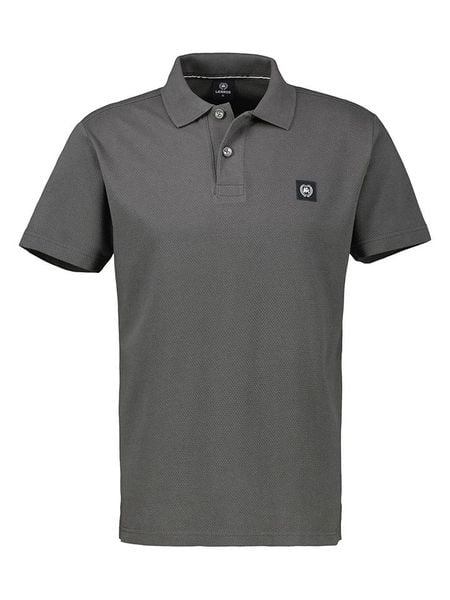 Lerros Koszulka polo w kolorze antracytowym rozmiar: XXL. Czarne koszulki polo męskie Lerros, xxl, bez wzorów, z bawełny, bez ramiączek. Za 78.47 zł.