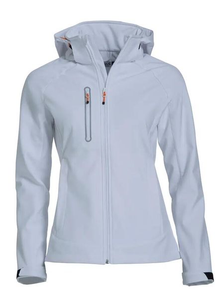 Clique Milford Jacket Women – 3‑warstwowy softshell z membraną TPU. Białe kurtki softshell damskie CLIQUE, xl, bez wzorów, z materiału. Za 364.42 zł.