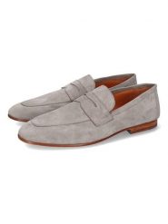 MELVIN & HAMILTON Skórzane mokasyny "Alonzo 1" w kolorze szarym rozmiar: 40. Szare mokasyny męskie MELVIN & HAMILTON. Za 478.99 zł.