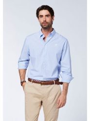 Polo Sylt Koszula - Regular fit - w kolorze błękitno-białym rozmiar: S. Białe koszule męskie Polo Sylt, s, bez wzorów, z bawełny, bez kołnierzyka, bez ramiączek. Za 69.58 zł.