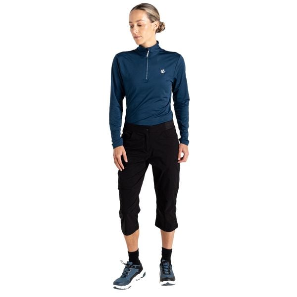 Spodenki Damskie Melodic III 3/4. Czarne szorty damskie Dare 2b, bez wzorów, z elastanu. Za 223.99 zł.