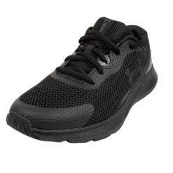 Damskie Buty Sportowe Z Logo. Czarne buty sportowe na co dzień damskie Under Armour, bez wzorów, z gumy, trekkingowe. Za 229.99 zł.