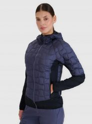 KURTKA DAMSKA 4F TREKKINGOWA PRIMALOFT Z KAPTUREM SZARA. Szare kurtki damskie 4f, l, bez wzorów, z kapturem. Za 499.99 zł.