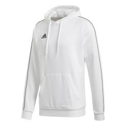 Bluza treningowa męska adidas Core 18 Hoody. Białe bluzy bez kaptura męskie Adidas, m. Za 79.09 zł.