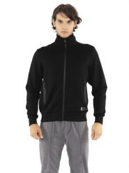Kurtka z zamek błyskawiczny na co dzień na siłownię. Czarne bluzy bez kaptura męskie LEONE 1947 APPAREL, xl, bez wzorów, sportowe, bez kaptura. Za 437.84 zł.