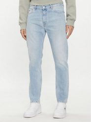 Tommy Jeans Jeansy Dad DM0DM18718 Niebieski Tapered Fit. Niebieskie jeansy męskie Tommy Jeans. Za 299.99 zł.