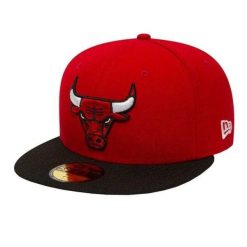 Męska Czapka Z Daszkiem Chicago Bulls. Czerwone czapki męskie NBA, bez wzorów. Za 205.99 zł.