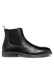 Geox Sztyblety U Henreys U56LWC 00046 C9999 Czarny. Czarne sztyblety męskie Geox, ze skóry, bez zapięcia. Za 439.99 zł.