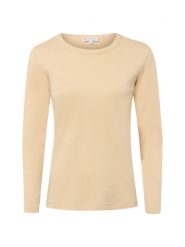 Marie Lund koszulka z długim rękawem Kobiety Bawełna (100%) beżowy, XS. Brązowe t-shirty damskie Marie Lund, xs, bez wzorów, z bawełny, bez kołnierzyka. Za 149.95 zł.