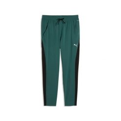 Spodnie treningowe Puma. Zielone spodnie sportowe męskie Puma, z materiału. Za 256.00 zł.