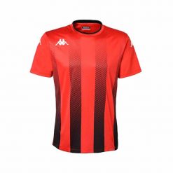 Koszulka Kappa Bugo. Czarne t-shirty sportowe męskie Kappa, m, bez ramiączek, do piłki nożnej. Za 191.50 zł.