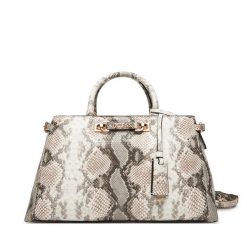 Torebka Guess. Szare torebki klasyczne damskie Guess, z aplikacjami, bez dodatków. Za 479.99 zł.
