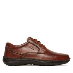 Półbuty Josef Seibel. Brązowe półbuty męskie Josef Seibel, bez zapięcia. Za 449.99 zł.