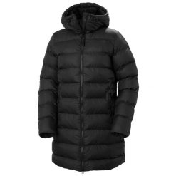 Damska kurtka puchowa Helly Hansen Active. Czarne kurtki damskie Helly Hansen, l, bez wzorów, z puchu, bez kaptura. Za 1,307.00 zł.
