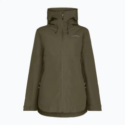 Kurtka przeciwdeszczowa damska Didriksons Tilde 4. Zielone kurtki damskie Didriksons, l, bez kaptura. Za 697.05 zł.