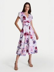 Swing Sukienka koktajlowa 5AI12700 Kolorowy Regular Fit. Sukienki damskie Swing, bez wzorów, z syntetyku, wizytowe, bez kołnierzyka, bez ramiączek. Za 679.99 zł.