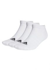 Skarpety adidas Cushioned Low-Cut Socks 3P. Białe skarpetki męskie Adidas, bez wzorów, z bawełny. Za 59.20 zł.